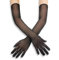 Tüll Handschuhe Damen,Lange Handschuhe Damen,Schwarze Handschuhe Kostüm,Handschuhe Damen Elegant Black Gloves Costume,Long Armstulpen Gloves Sexy für Hochzeit Braut Halloween Tanz Kostüm Abend Party