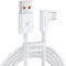 toocki Cable USB C UAB A, 2 M 6A Cabo cargador Tipo C 90 Grados Carga Rapida Compatible con Samsung Galaxy, Huawei Mate 60 Pro/Pro+ / Mate 50, Honor 70 Pro/Pro+ / 70/60, Xiaomi 14/14 Pro
