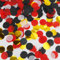 50g Konfetti,Konfetti Geburtstag,Streudeko,Glitzer Konfetti,5000 Stück Konfetti Groß 2.5cm,Confetti,Konfetti Schwarz Rot,Konfetti Hochzeit,Konfetti Bunt Gender Reveal Luftballons,Geschenkbox