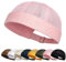 Enwokran Docker Cap Verstellbar Seemannsmütze UV-Schutz Dockermütze Sommer Hafenmütze Fischermütze Unisex Masche Brimless Rolled Cuff Harbour Beanie Mütze (Rosa)
