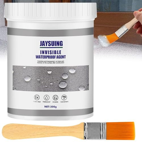 2025 Neu Wasserdicht Dichtstoff, Transparenter Wasserdichter Beschichtungsmittel, Dichtmasse Wasserdicht Invisible Waterproof Agent ​für Badezimmer, Wände, Fliesen, Dach (1 Pcs, 300g)