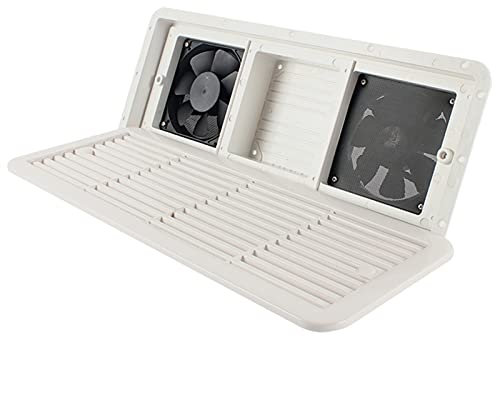 Ventilador de ventilación de camper 12V para RV Trailer Caravan Side Outlet Outlet Fan Blanco