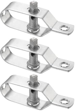 QUARKZMAN 3 Stück Drahtspanner Verzinkt Drahtzaun Spanner Zaunspanner Länge 90 mm Spanndraht Zaundraht Maschendrahtzaun für Wildzaun Weidezaun Garten Forstzaun Wäscheleine Silber