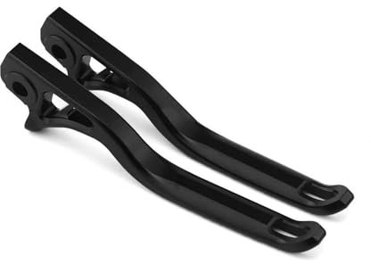 Kupplung Bremshebel Für Vespa Für GTS Für GTV 300 2023 2024 Motorrad Aluminium Bremse Kupplung Hebel Set CNC Update Modifizierte Zubehör Bremse Kupplung Hebel(Black)