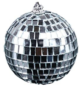 GLEAVI Spiegelkugel Silber Zum Aufhängen Reflektierende Diskokugel Für Partydeko Festivals Und Events Glänzende Lichtreflexion Ohne Rotierenden Motor