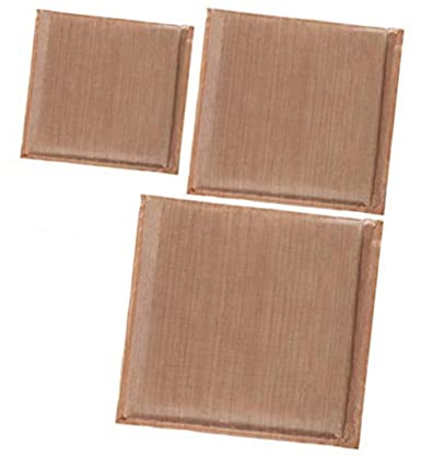 Angoily 3 Stück-Pack Flex Kissen aus PTFE Wiederverwendbares Hitzebeständiges Wärmepresskissen mit Glatter Oberfläche für Vinyl Projekte und Heißpresse | Glatte Auflage für Vinyl und Bügeltransfer, für Babykleidung und Mützen