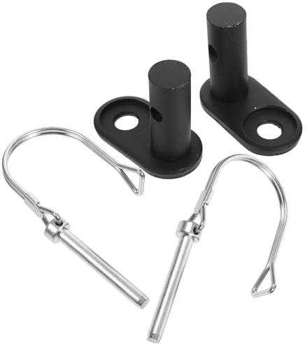 FRCOLOR Accoppiatore per Carrello Bici 2 Unitá in Metallo Nero Alta Stabilità Compatibile la Maggior Parte delle Biciclette per Carrelli Trasporto