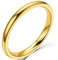 JUDE 2mm Stainless Stainless Steel Plain Stackable Wedding Band Ring (Gold, U)