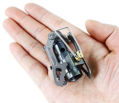 Portátil Ligero Mini Camping Estufa de Titanio Cocina Al Aire Libre Estufa de Supervivencia Estufa de Bolsillo Picnic Cocción Gas Burner brs-3000t