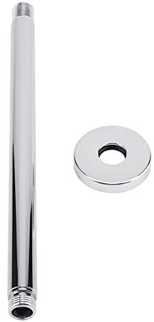 TOPINCN - Braccio per soffione Doccia a Pioggia, in Acciaio Inox, con Attacco a Parete per soffione Doccia 30 Cm/11.81 in