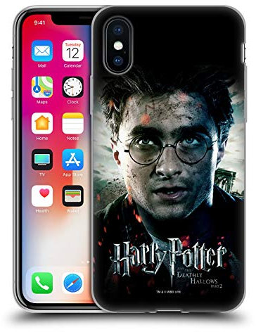 Head Case Designs Licenciado Oficialmente Harry Potter Potrait Deathly Hallows VIII Carcasa de Gel de Silicona Compatible con Apple iPhone X/iPhone XS