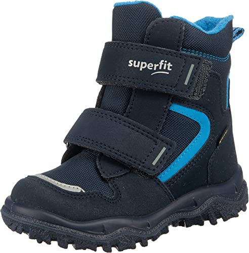 Superfit Unisex Kinder HUSKY1 Boot, Schneestiefel, BLAU 8000, 21