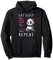 Eat Sleep K-Pop Repeat KPop Pandabären Musik Geschenk Pullover Hoodie