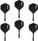 CyeeLife Dart Schäfte und Flights aus einem Stück 6 Stabile,Dartpfeile Zubehör 2BA CF01