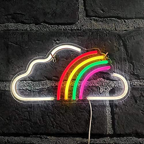 Ulalaza Neonlicht Zeichen LED Wolke Nachtlichter USB-betrieben dekorative Festzelt Zeichen Bar Pub Store Club Garage Home Party Dekor