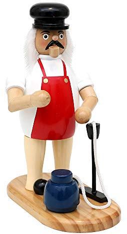 Wichtelstube-Kollektion Holz Räuchermännchen Gebäudereiniger