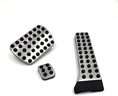 Rutschfestes Auto Pedal Pad Kit,MoreChioce Bremspedal Abdeckung Edelstahl Gaspedal Bremsen Pad Fuß Pedale Bremsfußpedale Kompatibel mit W203 W204 W211 W212 W210,Automatische Übertragung