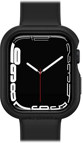 LifeProof Watch Bumper für Apple Watch Series 8/7 45mm, stoßfeste, sturzsichere, schlanke Schutzhülle, schützt den Display und die Kanten, nachhaltig hergestellt, Schwarz