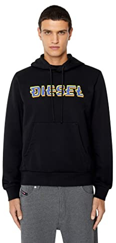 Diesel_S-GINN-HOOD-K27 FELP_SHIRT_Schwarz_L