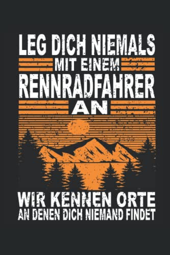 Rennrad: Notizbuch A5 Kariert - zum planen, organisieren und notieren