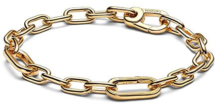 PANDORA ME Kettenarmband 15cm aus 14 Karat vergoldeter Metalllegierung, Ausschließlich Kompatibel ME, 569662C00-1