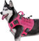 WINGOIN Taktisches Hundegeschirr für große Hunde, kein Ziehen, verstellbar, reflektierend, K9, Militär-Hundeweste, Geschirre für Labrador Retriever, Sibirischer Husky, Deutscher Schäferhund, Rosa (L)