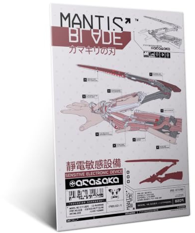 Displate Offiziell Cyberpunk 2077 MetallPoster Magnetische Befestigung Inklusive Lizenziert Bilder Hochwertiges Poster Mantis Blade Poster 67.5 cm x 48 cm