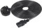 KC cable UK Computer Power Cable, 5m Replacement AC Power Cord, 13A 250V BS 1363 to C13 Kettle Lead/UK Power Cord, Power Supply Cable, TV/Monitor Power Cable,black