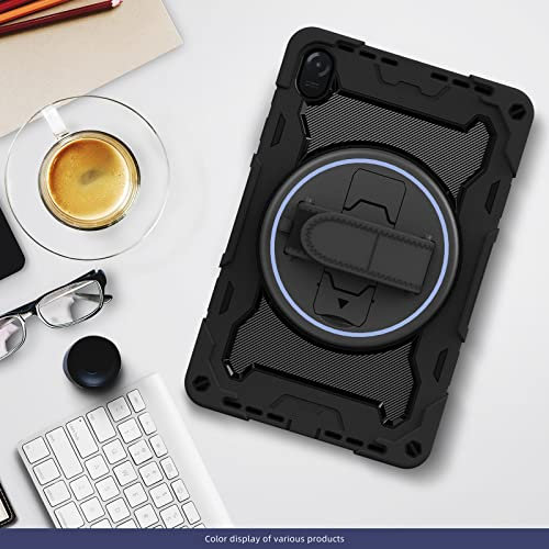 INSOLKIDON Compatible avec Coque Honor Pad 8 12 inch Tablet Silicone de Protection Pliable Housse Case Cover avec Fonction Support (Noir)