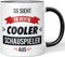 JUNIWORDS Tasse, So sieht ein richtig cooler Schauspieler aus, Schwarz (5832386)