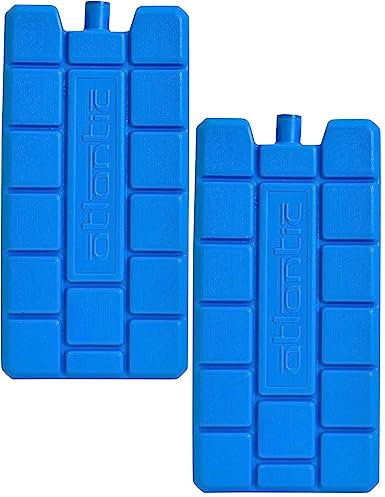 Set Of 2 Ice Block Feezer Blocks Lasts up to 14 Hours For Picnic Boxes Coolant That Stays Frozen for Longer (2 x 200ml)