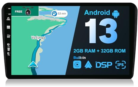 BXLIYER Android 14 IPS Autoradio pour Audi A3 8P 8PA S3 RS3 (2003-2013) - 2G+32G - sans Fil Carplay + Android Auto - Caméra arrière GRATUITES - 2 Din 9 Pouce - Dab Volant WLAN Fast-Boot Split-Screen