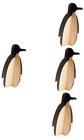 Zerodeko 4 Stück Pinguin Brillengestell Nachttisch Organizer Frauen Ständer Für Brillengestell Magnetischer Brillenhalter Süßer Sonnenbrillenhalter Tier Puppe Hölzern Modellieren Kind
