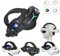 UKETO -Kopfband for 3, 8000mAh RGB verstellbares -Kopfband Komfort reduziert Gesichtsdruck LED-Hintergrundbeleuchtung leichtes Ersatzband for 3 Headset