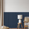REESE Wandpaneele Dunkelblau | Startleiste 125 cm | Deckenpaneele | Wandverkleidung | kein Bohren | MDF