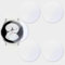 DHWEKU 5 Pezzi Pellicola Protettiva Compatibile con Samsung Galaxy Watch 6/5/4 40mm, Trasparente HD Vetro Temperato Film 2.5D Bordo Rotondo