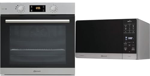 Bauknecht BAR2S K8 V2 IN Dampf-Backofen inklusive 2-fach Backauszug/A+/71 L Maxi-Garraum & Chef Plus MW 49 SL/ 5in1-Multifunktionsmikrowelle / 800 W/25 L Garraum
