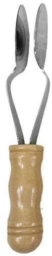 Abbdbd Percussion-Musical-löffel, Metalllöffel Holzgriff, Holzgriff, Percussion-Instrument, Musical Zum Spielen