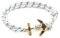 Générique Bracelet Ancre Tressé Unisexe - Cordon Multi Rang Réglable en Coton - Accessoire pour Femme et Homme