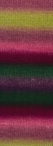 Lana Grossa Colorato Aktion 02 - Beere/Helloliv/Himbeer/Bordeaux/Waldgrün/Brombeer