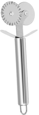 SHOWERORO Rotella Tagliapasta in Acciaio Inox Rotella Tagliapasta A Doppia Testa Per Pizza