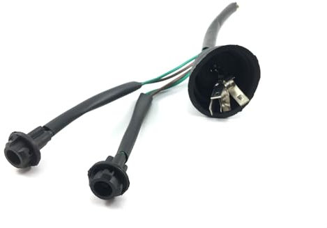 GY6-Ersatzteile.de FRONT HAUPT SCHEINWERFER ANSCHLUSS LEITUNG BA20d & 2x T10 für BAOTIAN BENZHOU YIYING REX RS AGM KYMCO FLEX TECH BENERO ERING ZNEN CHINA ROLLER