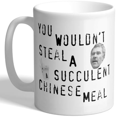 I Love Mugs - You Wouldn't Steal A Succulent Chinese Meal - Democracy Manifest - Jack Karlson Mug, Ceramic, 11fl.oz.