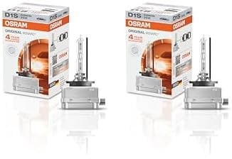 Osram Xenarc Original D1S HID Xenon-Brenner, Entladungslampe, Erstausrüsterqualität OEM, 66140, Faltschachtel, Weiß, (1 Stück), Weiss weiss (Packung mit 2)