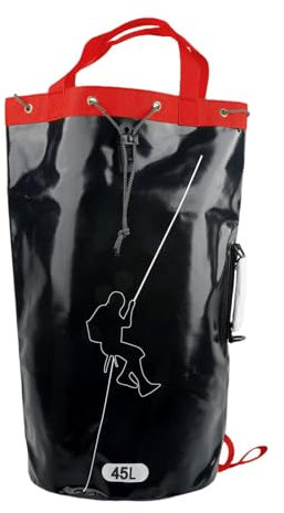 LeeQinersw Heavy Duty Storage Bag for Arborist Equipment with Waterproof Features for Hiking And Mountaineering, 45L