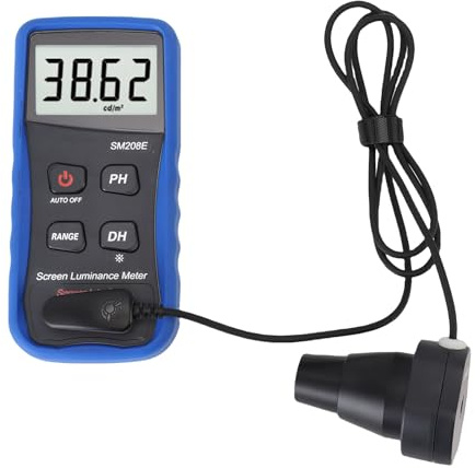 YWBL-WH Screen Brightness Meter Luminance Meter with Data Storage Calibration for Monitor TV Smartphone Photography Film Post Production