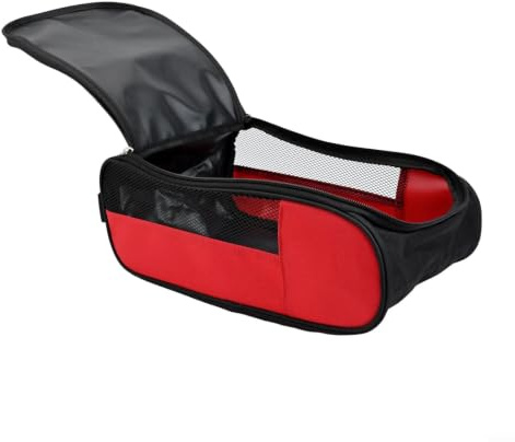 Accarugty Bolsa impermeable para zapatos de golf, a prueba de polvo, portátil, bolsa de zapatos deportivos, almacenamiento de tela Oxford para palos de golf, equipo duradero, barreras laterales, viaje