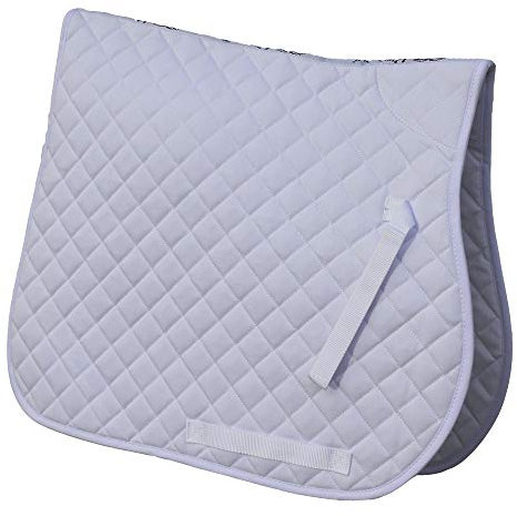 Rhinegold 0 Schabracke, Baumwolle, gesteppt, Cob, Weiß