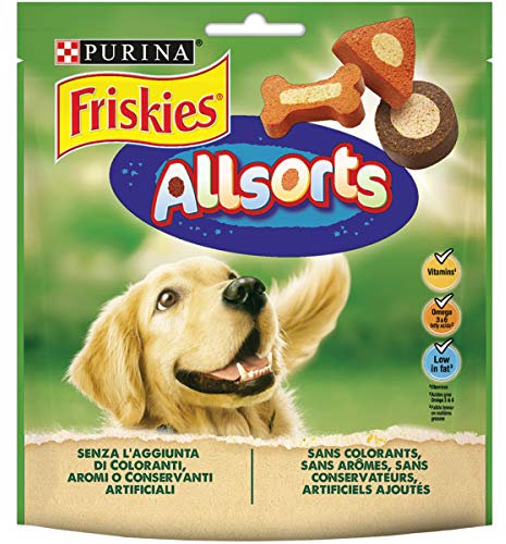 PURINA FRISKIES Allsorts Snack für Hunde Erwachsene 6 Packungen à 98 g