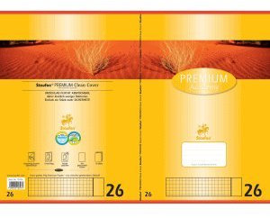 Staufen 25 x Schulheft Premium A4 16 Blatt kariert mit Rand